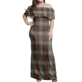 Clan Scott Brown Ancient Tartan Hawaii Dress WD45 Clan Scott (Scott Tartan) Tartan Hawaii Dress